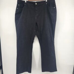 Ashley Stewart Legendary Bootcut Jeans Black Size 26 Reg‎ Women's Denim